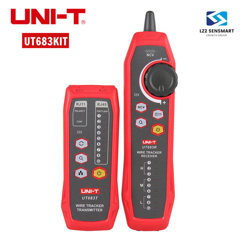 UNI-T UT683KIT Wire Tracker เครื่องทดสอบติดตามสาย RJ45, RJ11  อุปกรณ์ทดสอบสายเคเบิลเครือข่าย