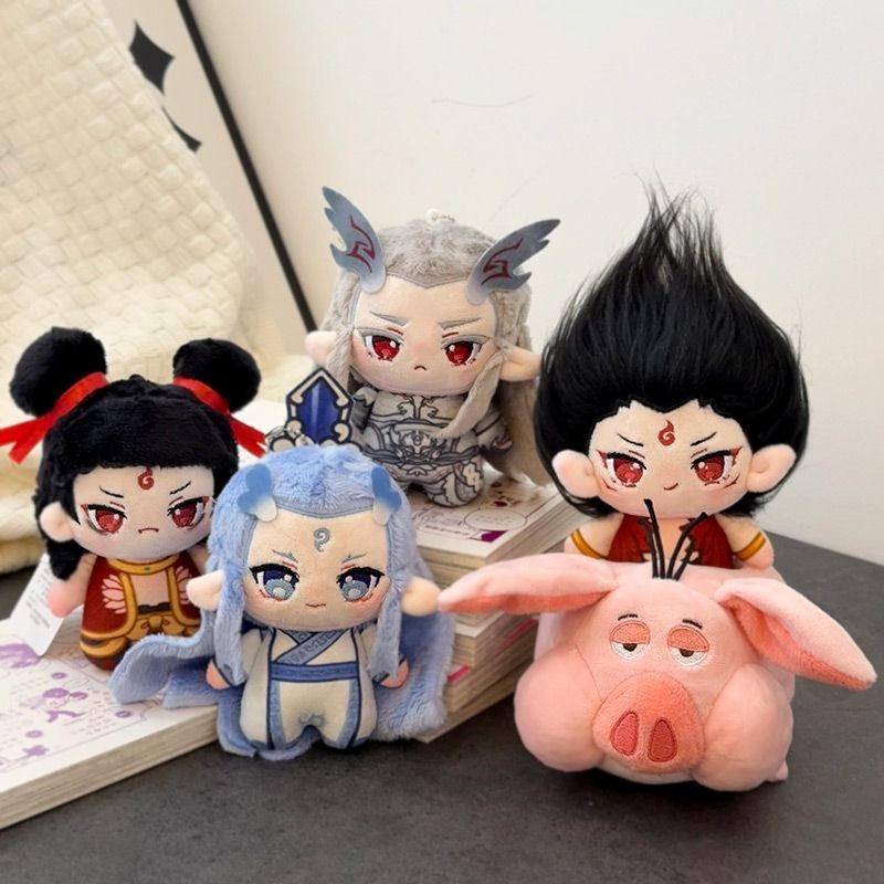 Nezha Ao Bing Erchuang จี้ Nezha สุดน่ารัก Ao Bing ตุ๊กตาตัวน้อย Aoguang ของเล่นตุ๊กตาลูกหมู Ragdoll