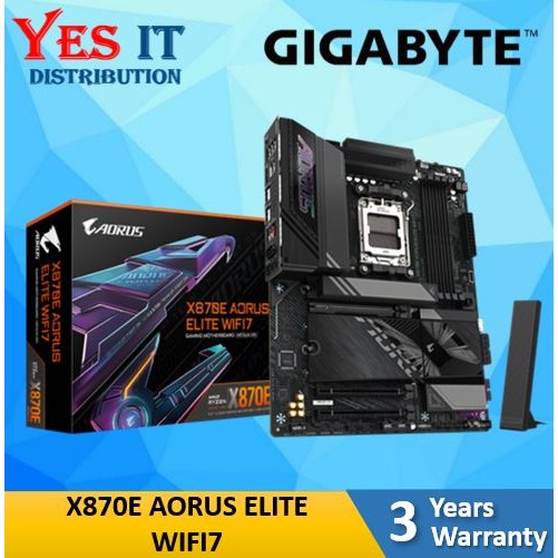 เมนบอร์ด GIGABYTE X870E AORUS Elite WiFi7 AM5 ATX