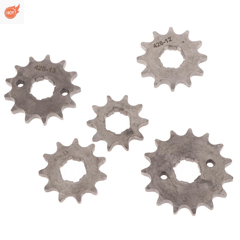 MOX 428 17 มม./20MM10 11 12 13 14 15 16 17 18 19T ฟันด้านหน้าเครื่องยนต์เฟืองสําหรับ Moto จักรยาน Go