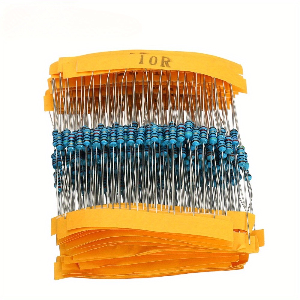 300 ชิ้น 1/4 วัตต์ 0.25 วัตต์ Metal Film Resistor Assortment Kit ชุดตัวต้านทานฟิล์มโลหะ 300 วัตต์จาก
