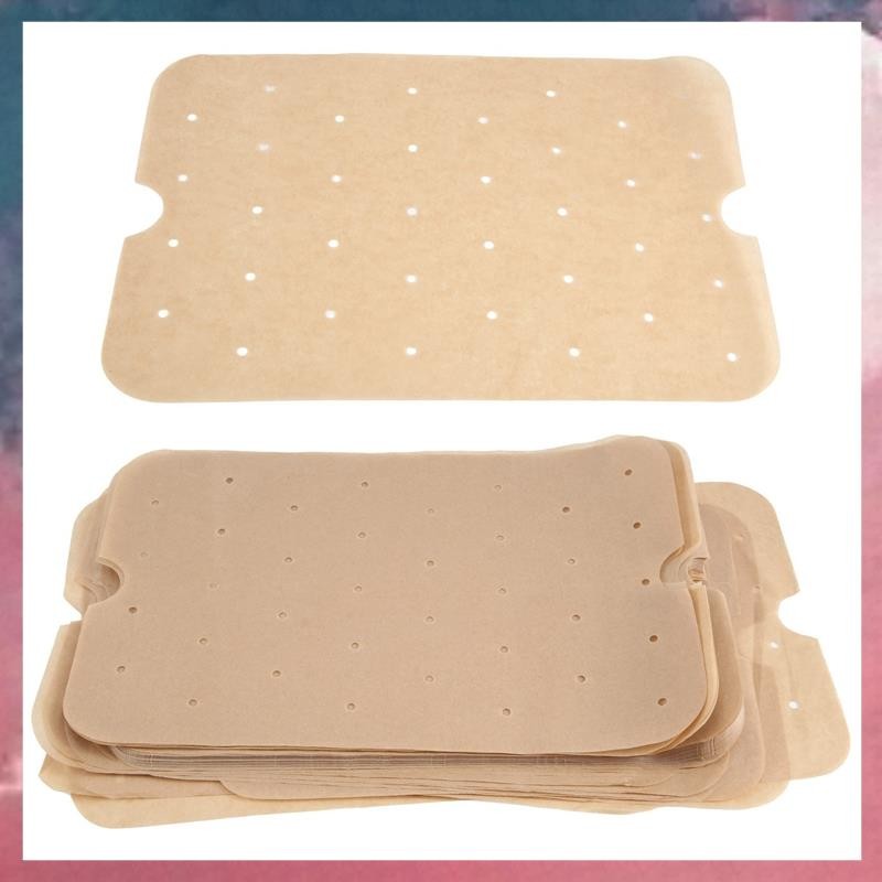 100 ชิ้น Air Fryer กระดาษ Air Hole Air Fryer Parchment กระดาษ Liners สําหรับ Foodi สมาร์ท FG551 Air 