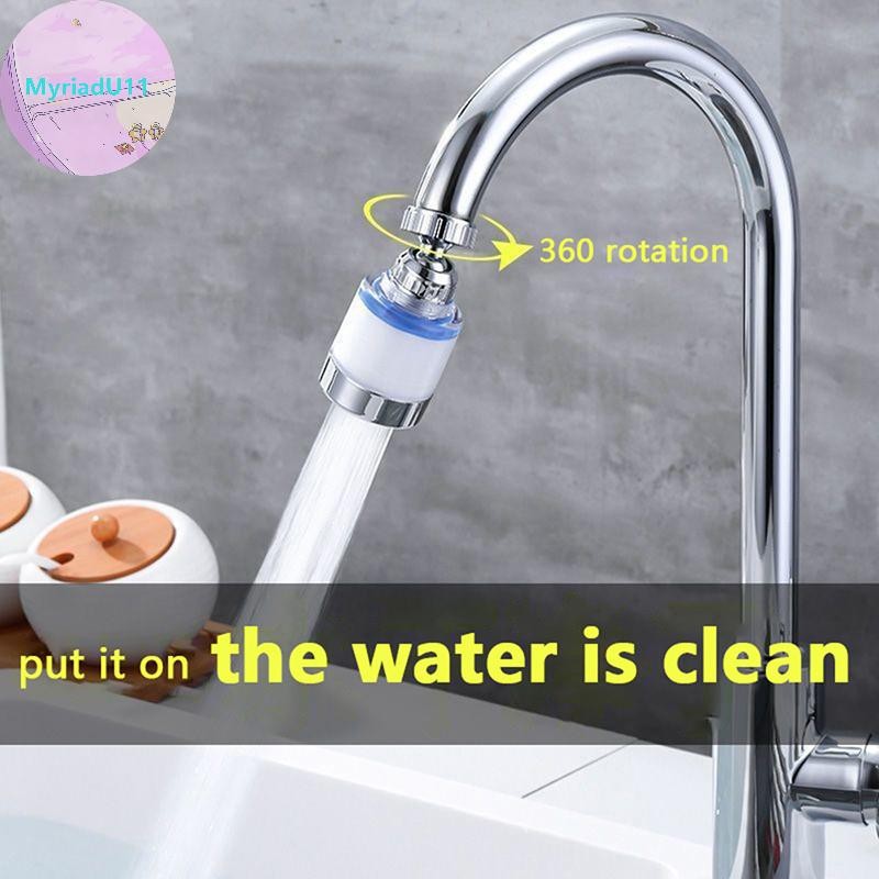 MyriadU ห้องครัวก๊อกน้ําแรงดัน Bubbler กรองลบคลอรีน Heavy Metals อ่างล้างหน้า Extender Hard เครื่องกรองน้ํา TH