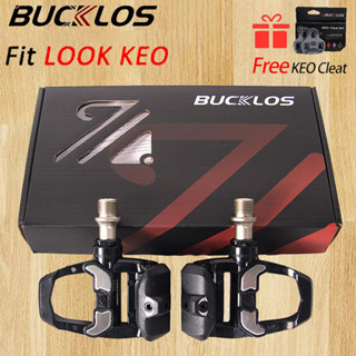 BUCKLOS เหยียบจักรยานสําหรับ LOOK KEO Self-locking Pedal Cle…