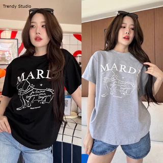(จัดส่งตลอด 24 ชั่วโมง）เสื้อยืดสุดฮิตพิมพ์ลายน้องหมากำลังฮิตสุดๆลายน่ารักมากๆ oversize