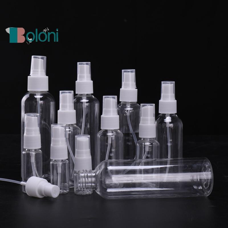 [โบโลนี] 1x ขวดเปล่าใสภาชนะรีฟิลพลาสติกภาชนะบรรจุเปล่าใหม่