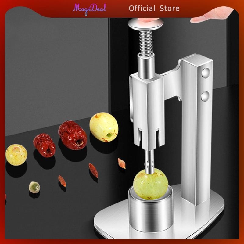 MagiDeal Cherry Pitter Kitchen Gadget มัลติฟังก์ชั่นประหยัดแรงงาน Cherry Stoner