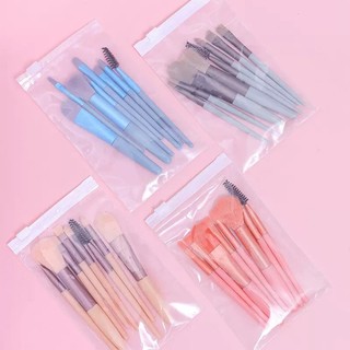 happy.girl: พร้อมส่ง เซ็ตแปรงแต่งหน้า8ชิ้น​พร้อมถุง อุปกรณ์แต่งหน้า V5252
