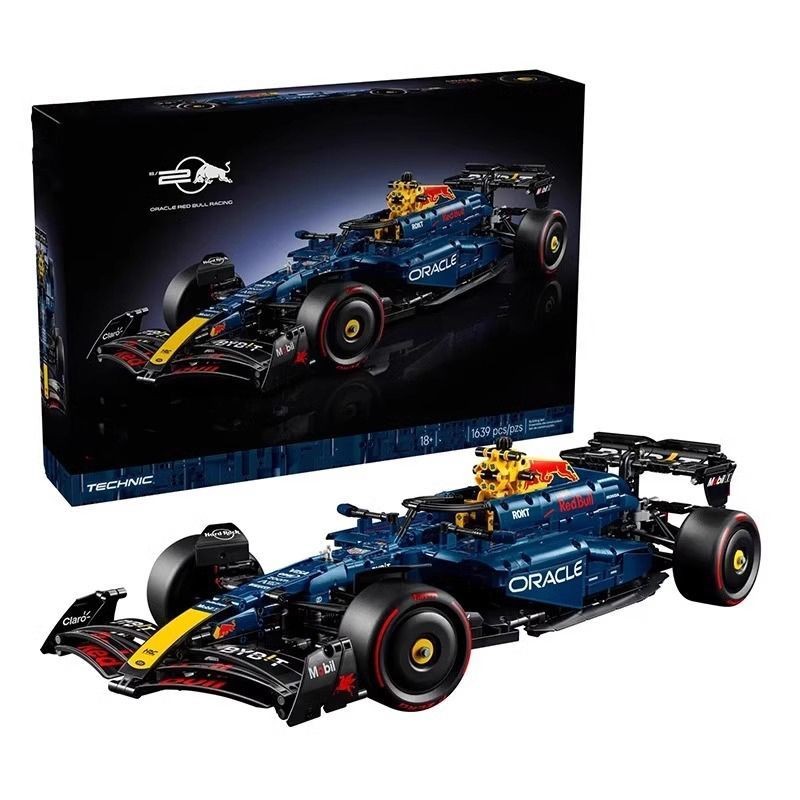 ใช้ได้กับชุดเครื่องกล LEGO Red Bull Racing RB20 F1 Formula ของเล่นบล็อกสร้างรถแข่งซุปเปอร์ ของเล่นเด
