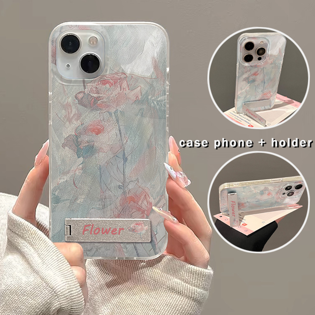 MAWAR HP Phone holder case ใช้ได้กับ OPPO A17 A3S cellphone casing A15 A16 A60 A54 A57 OPPO A53 A58 