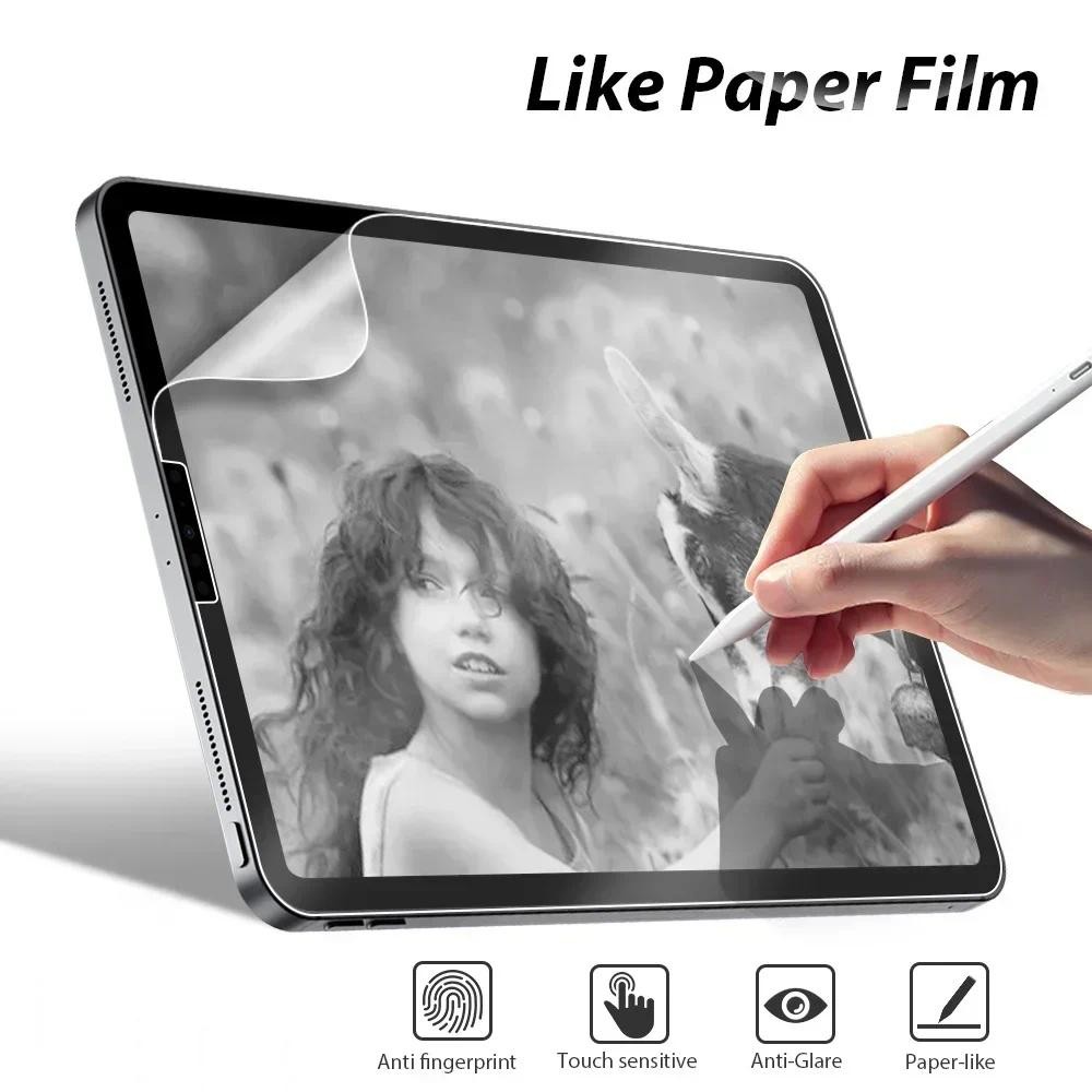 1PC เหมือนกระดาษป้องกันหน้าจอฟิล์มสําหรับ Honor Pad 10 12.1 นิ้ว 2025 HEY3-W00/W10 Pad9 X9a 11.5 X8a X8 Pro 11.5 X8 Lite 9.7 สําหรับ Honor Pad X8 10.1 Matte ภาพวาดเขียน