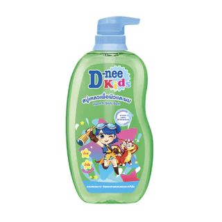 D nee kids ดีนี่คิดส์ สบู่เหลว เพื่อผิวและผม อาบและสระ ขวดใหญ่ จัมโบ้ 600 มล.