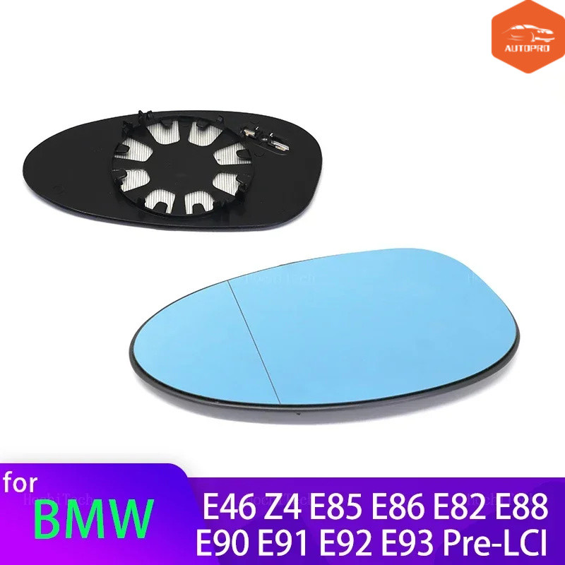 กระจกมองหลังกระจกประตูอุ่นกระจกมองข้างสําหรับ BMW 1er 3er E82 E88 E90 E91 E92 E93 Pre-LCI E46-M3