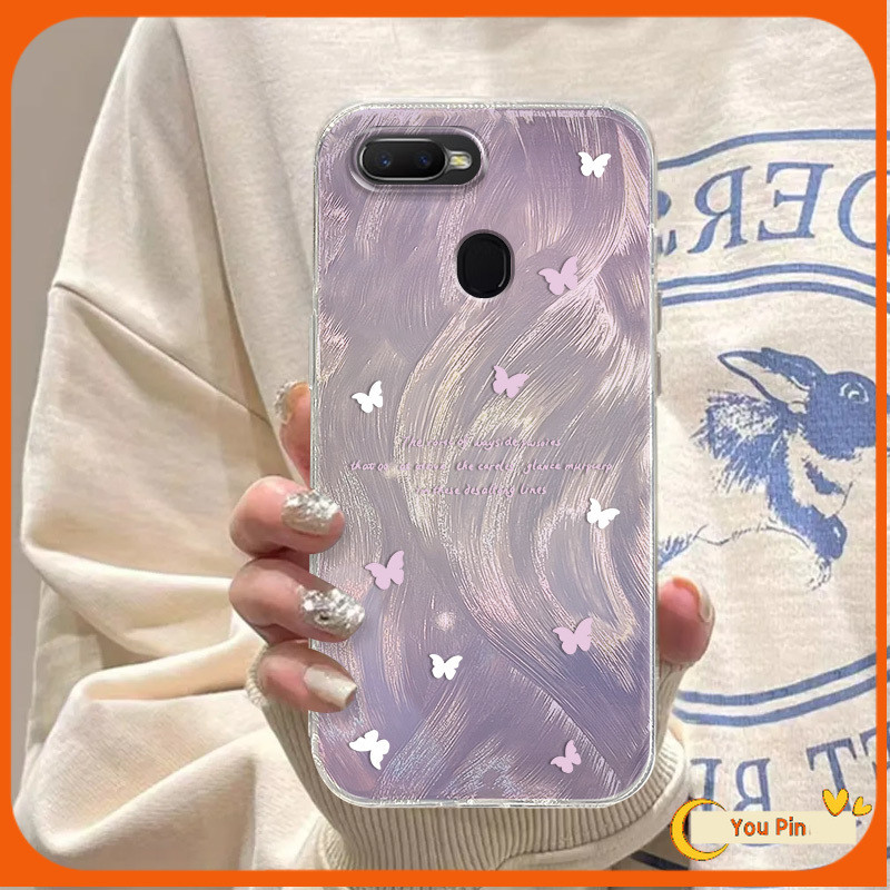 สําหรับOppo A5S A12 F9 Pro A7 A3S A12E A9 A5 A15 A15S A16 A92 A52 A31 A53 A1K A16E 4G 5Gกรณีฝาครอบโทรศัพท์สดและมีสไตล์กรณีสด - รูปที่ 2