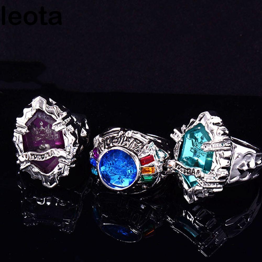 Leota แหวนผู้ชายโลหะ Vongola อะนิเมะรูป Action Sawada พร้อมเชือกคอ Katekyo Hit man Reborn