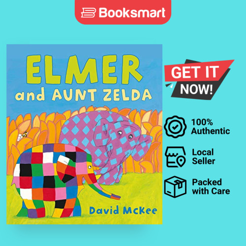 Elmer และ ป้า Zelda - หนังสือภาพ Elmer โดย David McKee ปกอ่อน 9781842707517