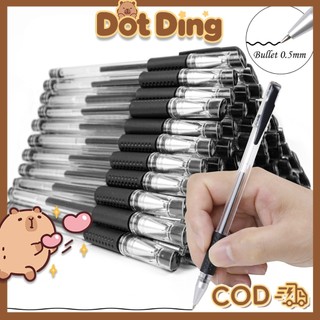 [DOTDING] 0.5mm Anti Bocor Pulpen Ballpoint Pen Gel Pen Pena Murah Grosir Hitam/Biru/Tinta Red Isi Ulang Perlengkapan Kantor Kantor Sekolah Back to School