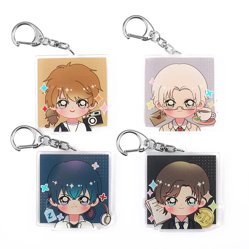Tears of Themis พวงกุญแจผู้หญิงการ์ตูน Key Holder Man แฟชั่น Lu Jing เขา Zuo Yi น่ารักสร้างสรรค์จี้ค