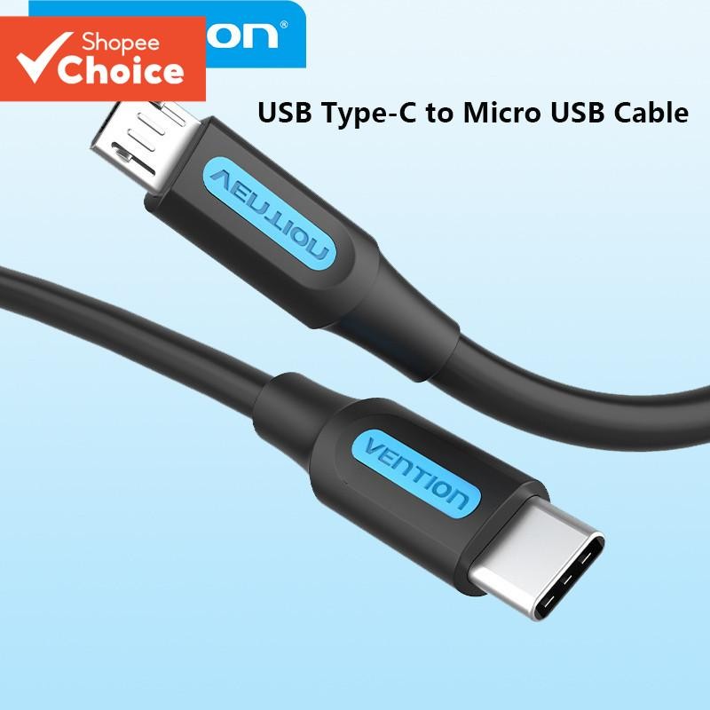 [ตัวเลือกสุดคุ้ม]สายเคเบิลVentionC เป็น Micro B สําหรับ Samaung Huawei Xiaomi Meizu MacBook Micro to Type C Cable