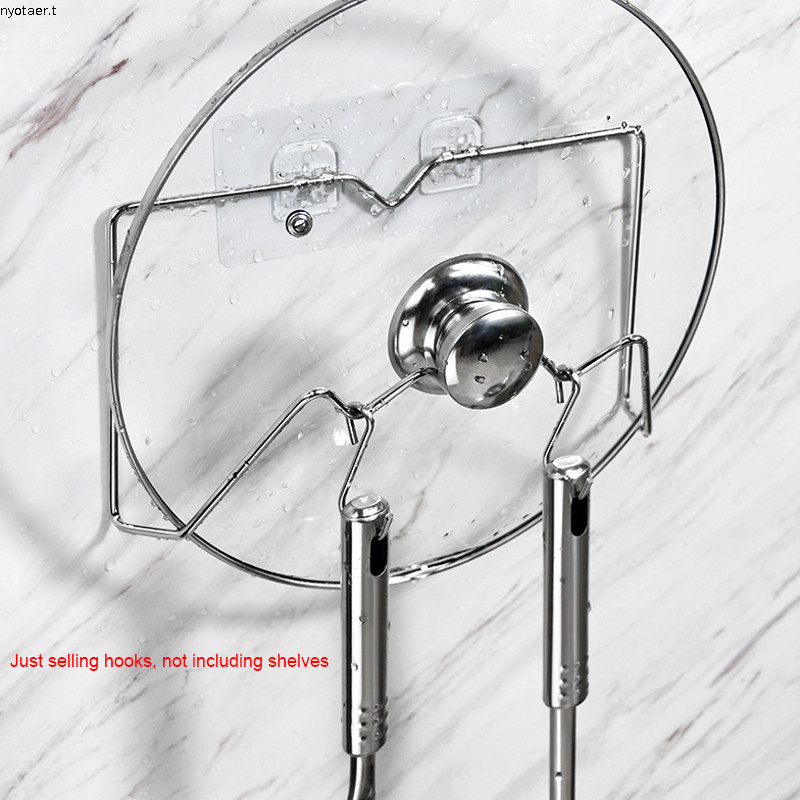 🌷COD🌷กาวอเนกประสงค์ ตะขอล๊อคตะแกรง สำหรับติดที่วางของ ชั้นวางของ ที่แขวนอเนกประสงค์ แขวนตะแกรง - รูปที่ 5