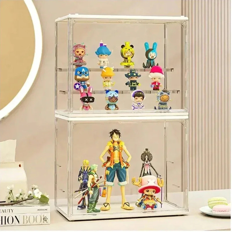 Acrylic Display Case for Collectibles Clear Acrylic Box,Showcase for Action Figures Toy&Blind Box To