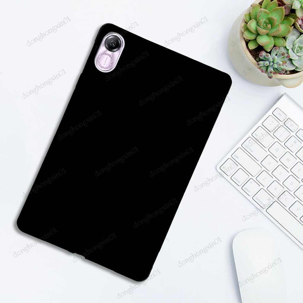 ซิลิโคนแท็บเล็ตสําหรับ Honor Pad 10 Pad 9 12.1 X9A x8a X9 X8 Pro สําหรับ Huawei Matepad 12 X 2026 11.5 2025 SE 11 2024 T5 10.1 ยืดหยุ่น Soft TPU เปลือกสีดํา