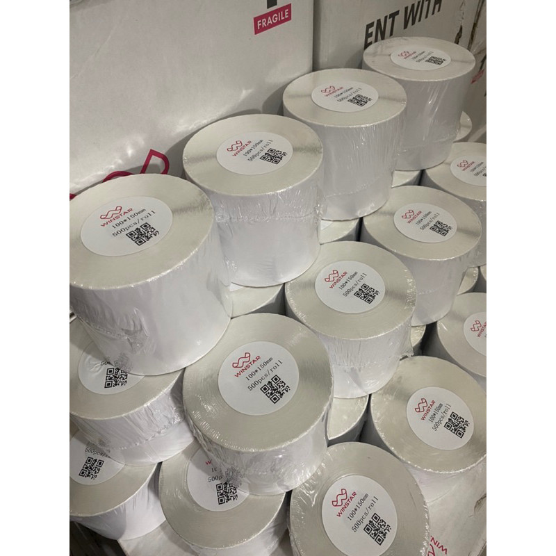 Thermal Sticker Paper/Thermal Sticker Label 100 x 150 MM Barcode UK A6