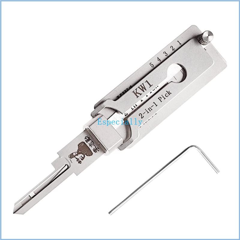 ESP LiShi 2 in 1 KW1 เครื่องมือช่างกุญแจที่ใช้งานได้จริง