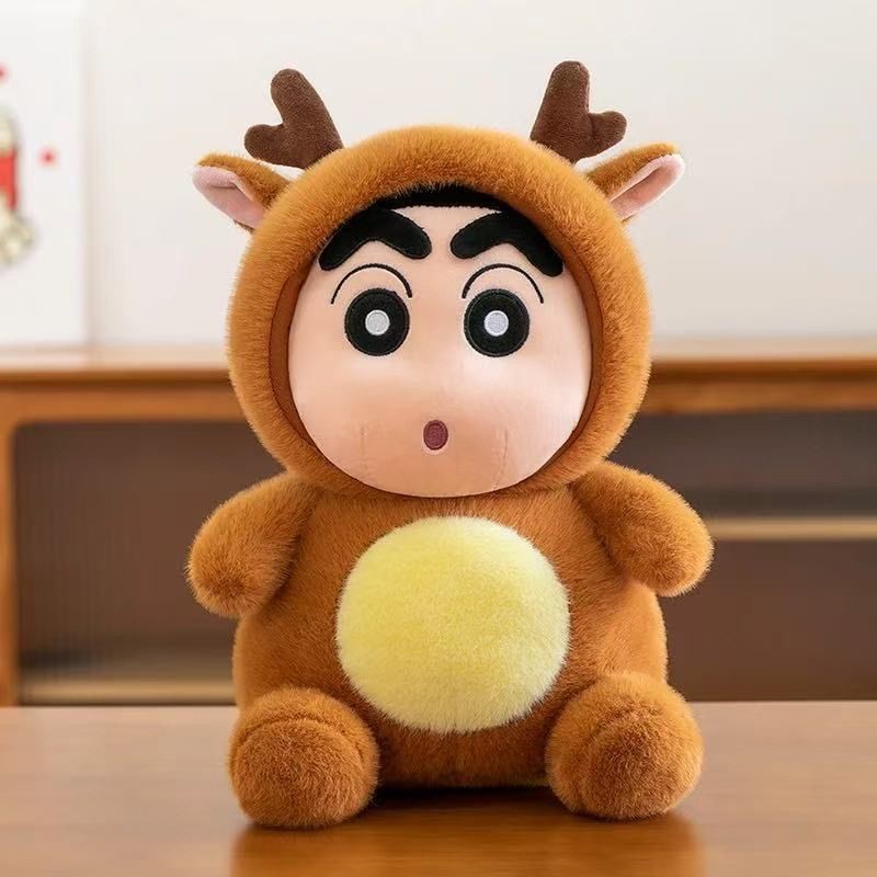 ของแท้อะนิเมะน่ารัก Crayon Shin-Chan ตุ๊กตา Transformation Bee ตุ๊กตาของเล่นตุ๊กตาสาวของขวัญวันเกิดตลก
