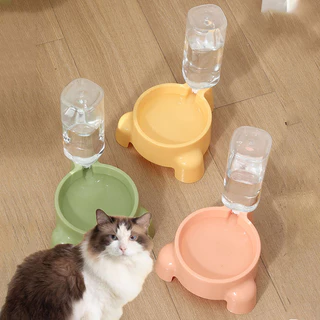 สัตว์เลี้ยงดื่มน้ำชาม 500 ml ที่ให้น้ำอัตโนมัติ ให้น้ำหมาแมวโดยเฉพาะ