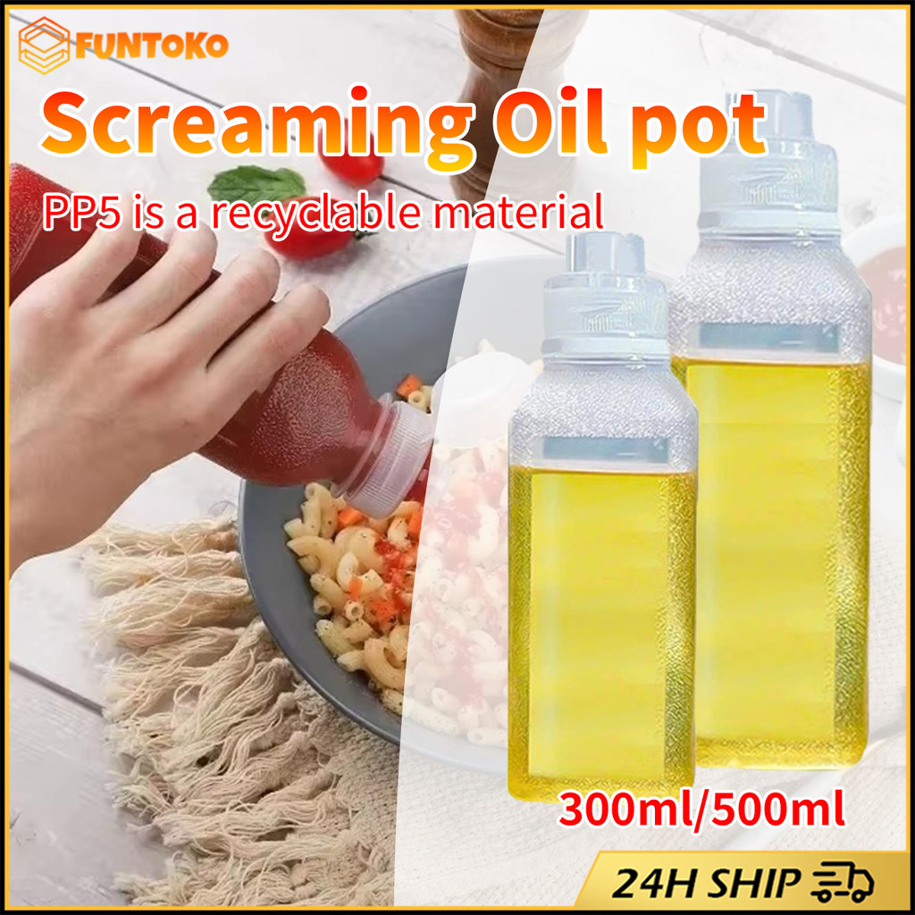 สินค้ามีคุณภาพ ขวดซอส500ML.ขวดซอสบีบ ขวดน้ําจิ้มสำหรับเก็บซอส น้ำมัน นมข้น มีฝาปิด แบบPP ไม่รั่ว ของใช้ในครัว – โปรปัง