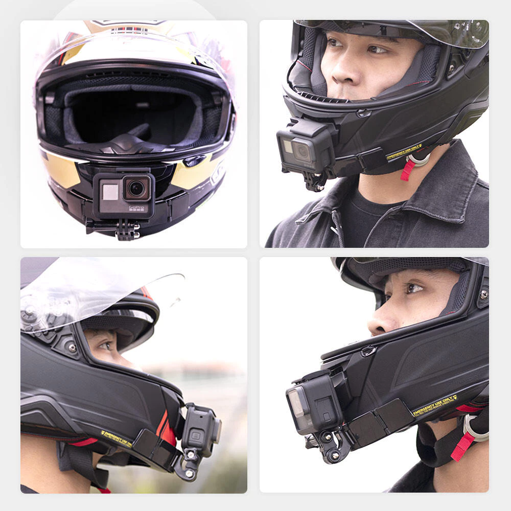 Motorcycle Helmet Chin Stand Camera Accessories ที่ติดหมวกกันน๊อค+กาว 3M ติดหมวก สำหรับกล้อง Action Camera thumbnail 6