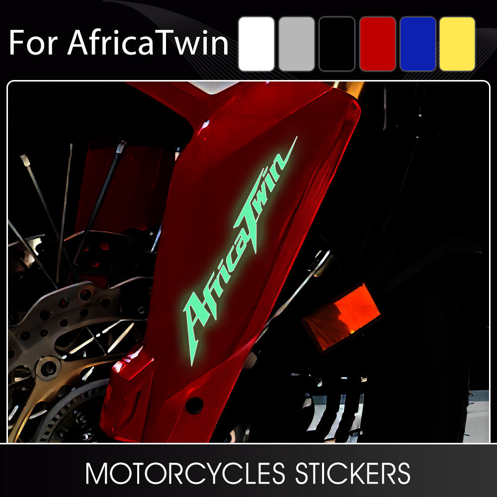 Cool สติ๊กเกอร์เรืองแสงแบบกําหนดเอง Africa Twin 1100 สติ๊กเกอร์มอเตอร์ไซค์สําหรับ Honda CRF1100L CRF1000L Adventure