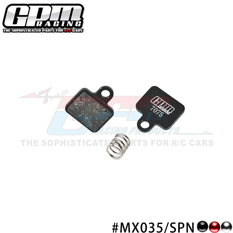 GPM Alu 7075 วัสดุแรงเสียดทานแบบฝังแผ่นเบรคหน้าสําหรับ LOSI 1/4 Promoto MX
