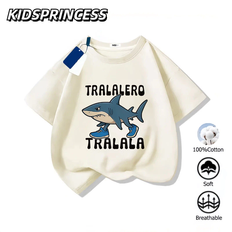 (จัดส่งตลอด 24 ชั่วโมง)COD 2025สินค้าใหม่! TUNG เสื้อยืดแขนสั้นสำหรับเด็กสบายและนุ่ม ผ้าฝ้ายแท้ 100% N2575