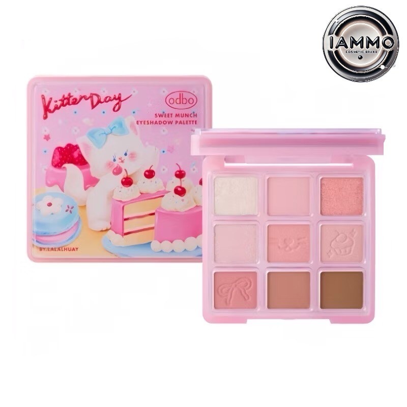 อายแชโดว์ พาเลท odbo Sweet Munch Eyeshadow Palette