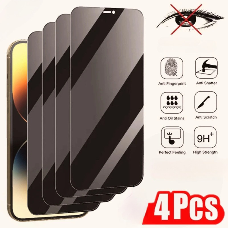 2-4PCS สําหรับ Anti-Spy ความเป็นส่วนตัวกระจกนิรภัยสําหรับ Huawei Nova 11 12 11i Y90 Y70 Y61 8i 12i 9