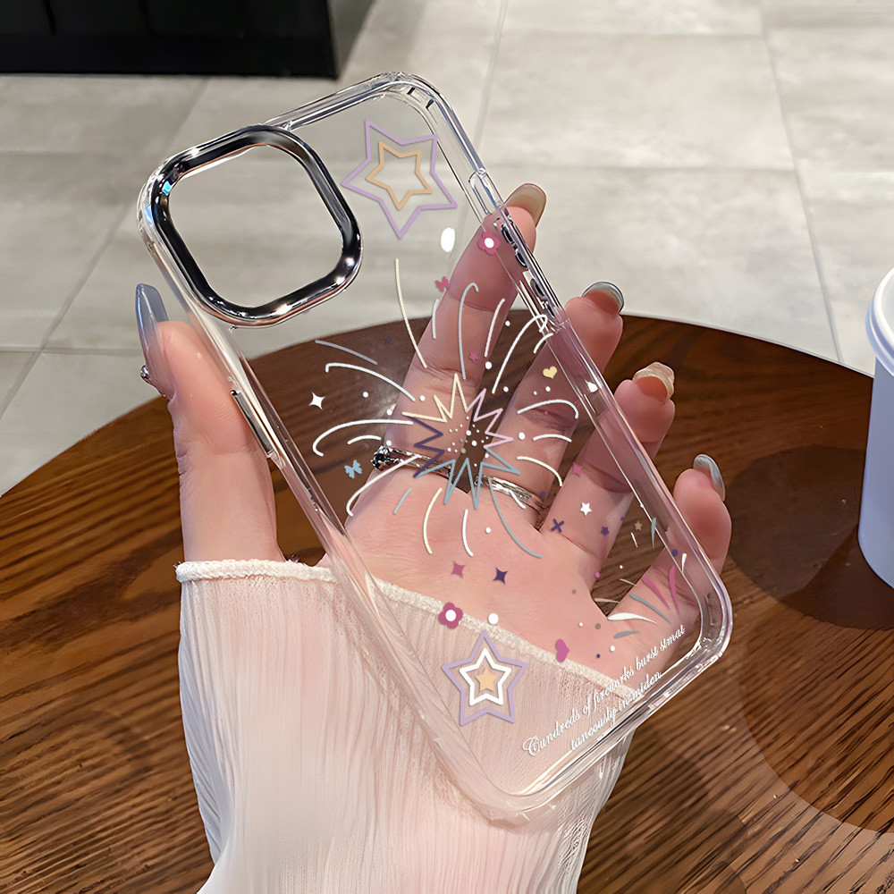 โบว์สีชมพู เคสโทรศัพท์กรอบโลหะใส For Samsung A06 A05 A16 A15 A12 A26 A36 A55 A56 A54 A52 A22 A73 S25 Ultra S24 S23 S22 - รูปที่ 2