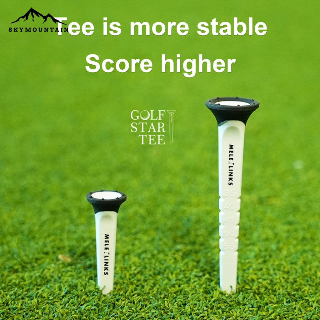 ที ความสูงความบริจาค Teeing Off Confidence 12 แพ็คปรับพลาสติกกอล์ฟ Tees สําหรับผู้ชายลดแรงเสียดทานด้
