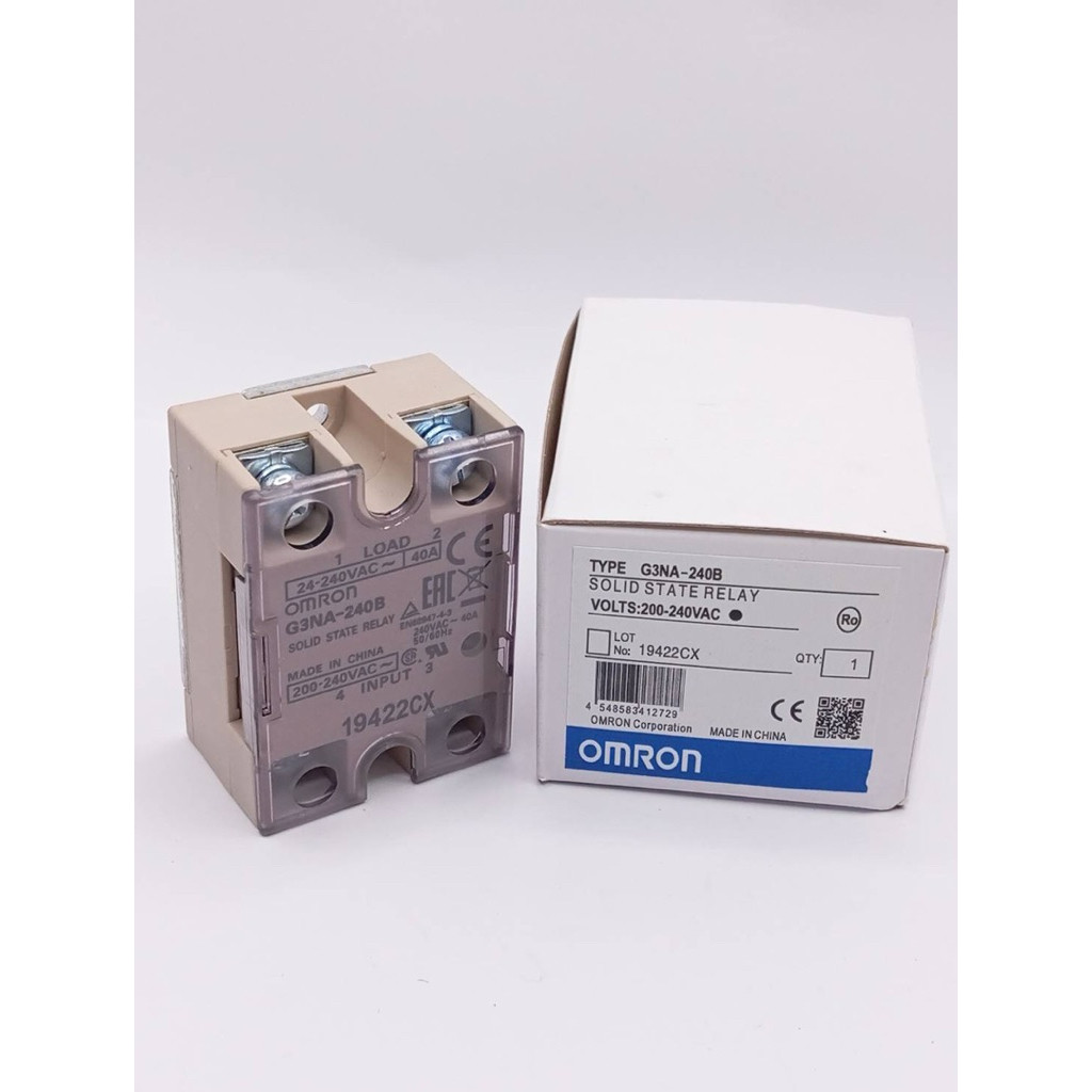 สั่งเลย! G3NA-240B ไฟ200-220v โซลิต รีเลย์ TYPE G3NA-240B SOLID STATE RELAY VOLTS:200-240VAC