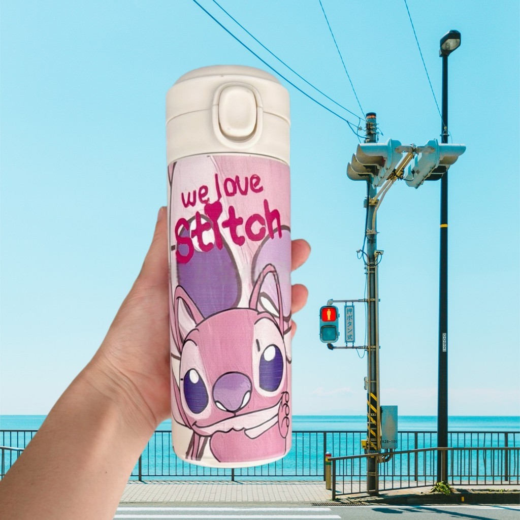 ถ้วยสแตนเลสมูลค่าสูง ความจุ 420ml ความจุขนาดใหญ่ ถ้วยน้ำแบบพกพา หลากหลายรูปแบบ รูปแบบการ์ตูนน่ารัก ถ้วยน้ำแข็งสำหรับเด็ก ราคา ถูกที่สุด ดีลบีเคเค แกลเลอรีภาพที่ 9