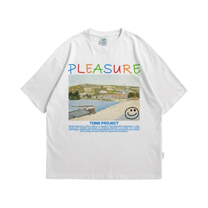 KATUN Toms Project เสื้อยืด - เสื้อยืดขนาดใหญ่ 16 Heavyweight - Leisure White Mens Distro เสื้อยืดผ้