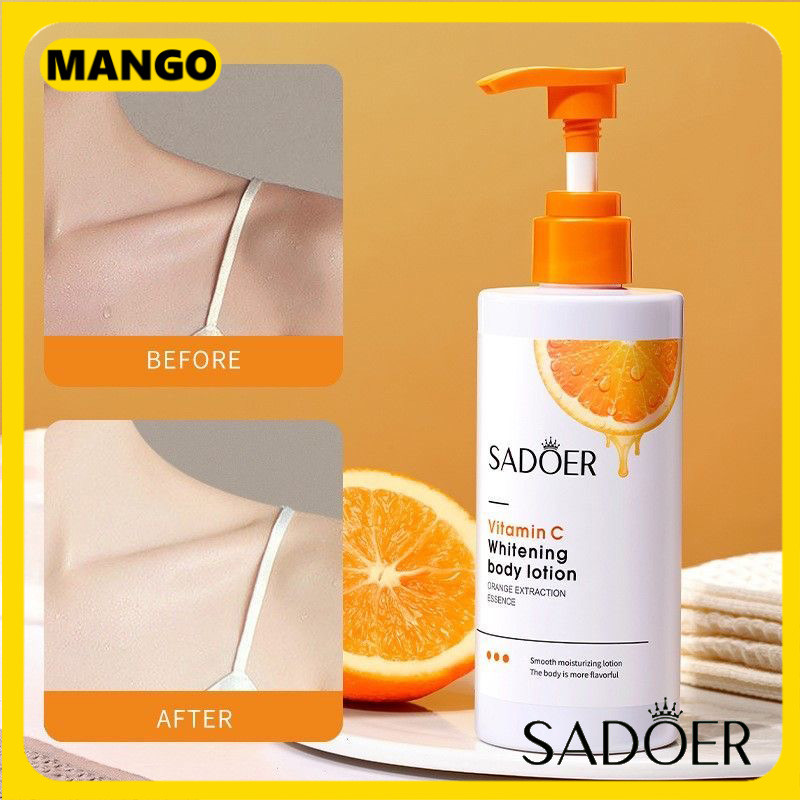 SADOER ไวท์เทนนิ่งVC 250g ครีมทาผิว ครีมผิวขาว โลชั่นบำรุงผิว โลชั่นผิวขาว โลชั่น