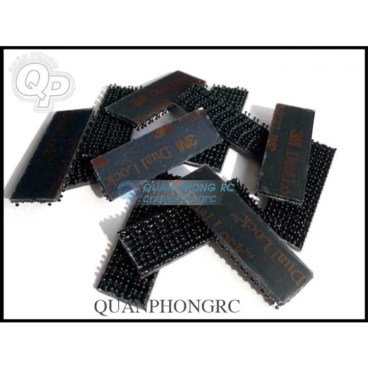 3M Dual Lock SJ3550CF สติ๊กเกอร์แบตเตอรี่ สีดํา 10ซม. (ชิ้นเดียว)