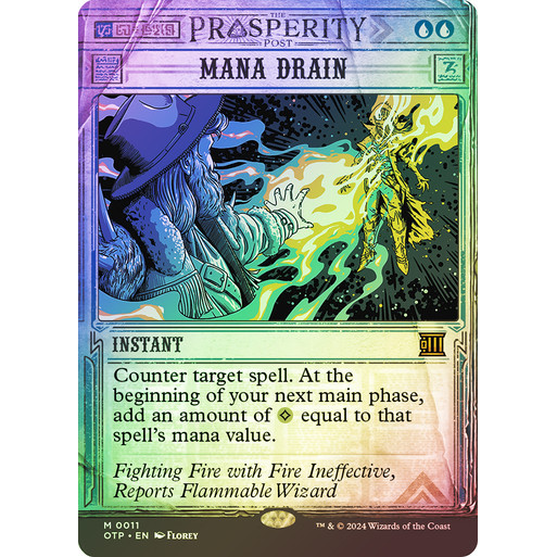 การ์ด EDH PlayTest - Mana Drain (สีน้ําเงิน)