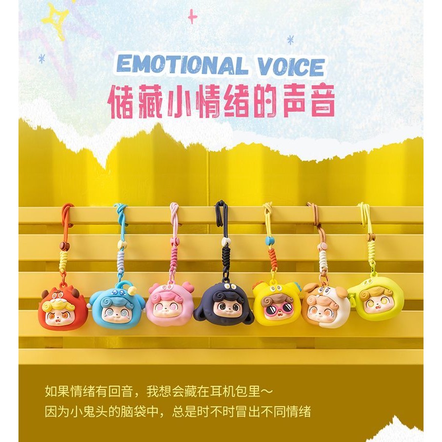 สินค้าใหม่ของแท้ JOTOYS/Q Baby Emotional Furry Monster Series อินเทรนด์เล่น Mystery Box อุปกรณ์ต่อพ่