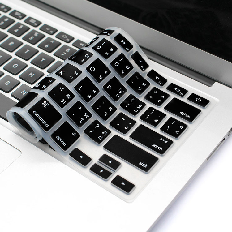 ปกแป้นพิมพ์ซิลิโคนภาษาไทยสำหรับปี 2025 สำหรับ Macbook 2023 Air 15 Pro 13 M2 M1 14 นิ้ว A2442 A2585 Air Pro13 2020 A2338 A2337 A2289 Retina 11 12 13 15.4 13.3 ราคา ถูกที่สุด ดีลบีเคเค