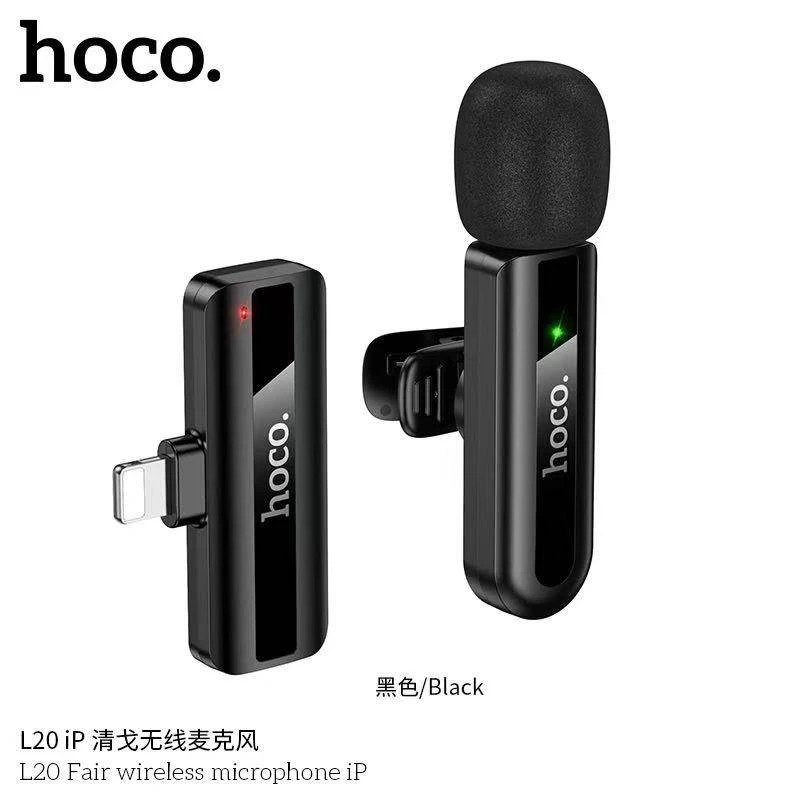 ✅ HOCO L20 Series ไมค์ไร้สาย ตัดเสียงรบกวน iOS / Type-C ไมค์ไลฟ์สด ไมค์อัดเสียง สำหรับสมาร์ทโฟน hc6 thumbnail 5