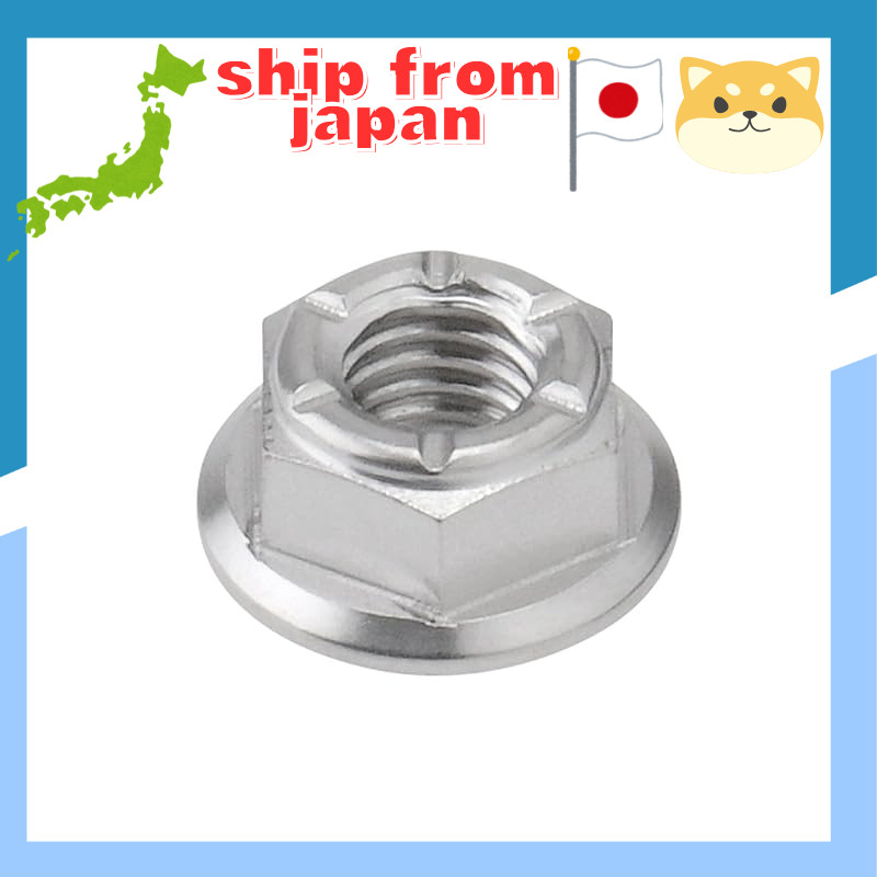 ZETA RACING Titanium Flanged Lock Nut - Various Sizes