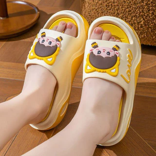 ManBu8🌞พร้อมส่ง🚚 รองเท้าแตะแบบสวม ลายการ์ตูนน่ารัก สไตล์เกาหลี พื้นหนานุ่ม ใส่สบาย (LT-2616)
